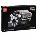 Klocki Konstrukcyjne Silnik V8 Model Mechaniczny Ruchome Tłoki 552 el.