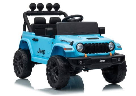 Pojazd Na Akumulator Jeep Rubicon DK-JWR558 24V Jasno-Niebieski