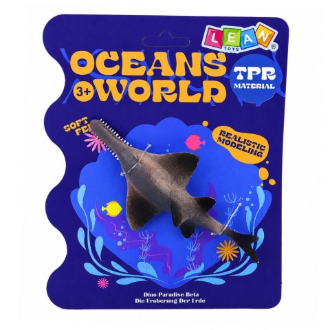 Ryba Gumowa Miecznik Figurka Rozciągliwa Realistyczna Ryba Oceaniczna 15cm