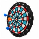 Tarcza Do Darta Soft Tip Rzutki Gra Zręcznościowa Towarzyska Zestaw 42,5 cm