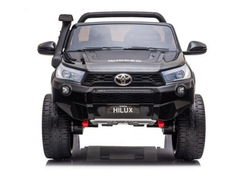 Auto na Akumulator Toyota Hilux Pilot Światła LED MP3 Czarny Lakierowany