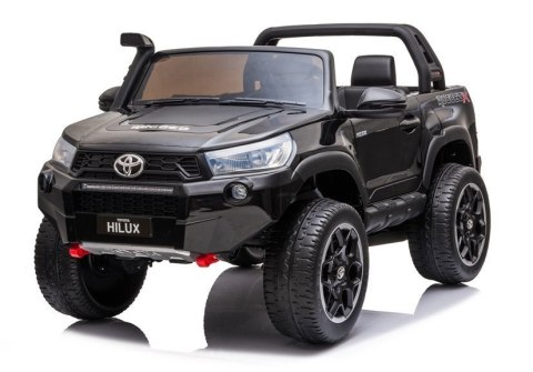 Auto na Akumulator Toyota Hilux Pilot Światła LED MP3 Czarny Lakierowany