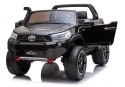 Auto na Akumulator Toyota Hilux Pilot Światła LED MP3 Czarny Lakierowany