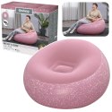 Fotel Dmuchany Siedzisko Różowy Inflate A Chair Bestway 75155