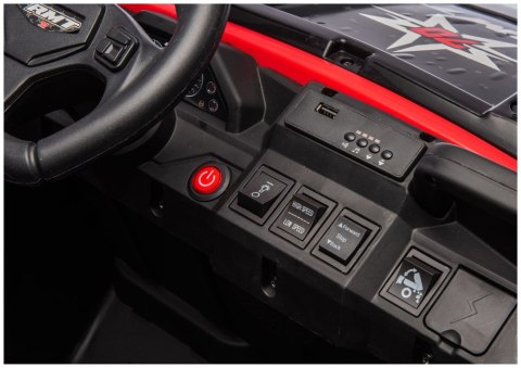 Pojazd Na Akumulator 6 Kół XB-1038A 4x4 24V Czerwony