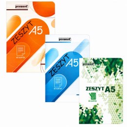 Zeszyt A5 kratka 96 kartek mix wzorów PENWORD