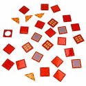 Klocki magnetyczne konstrukcyjne 3D straż pożarna 2 samochody 92 elementy