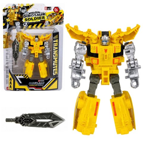 Robot Dinozaur 2w1 Zmieniający Się Ruchome Elementy Figurka Mix