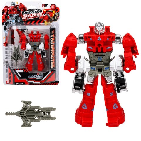 Robot Dinozaur 2w1 Zmieniający Się Ruchome Elementy Figurka Mix