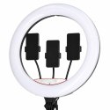 Lampa pierścieniowa LED RGB ring do selfie filmów ze statywem i pilotem 45cm