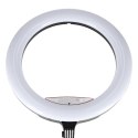 Lampa pierścieniowa LED RGB ring do selfie filmów ze statywem i pilotem 45cm