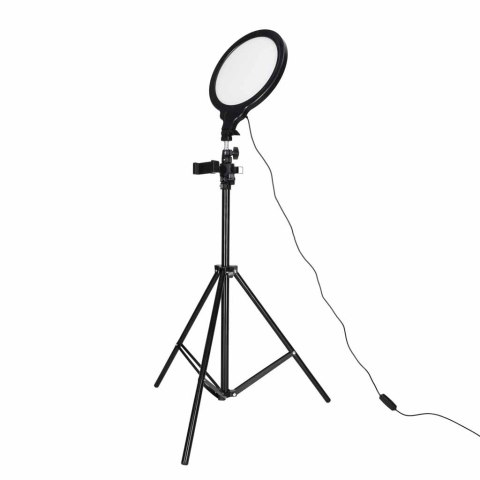 Lampa studyjna LED okrągła 3 barwy światła panel