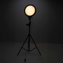 Lampa studyjna LED okrągła 3 barwy światła panel