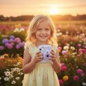 Aparat fotograficzny cyfrowy natychmiastowy 16x wkłady mazaki fioletowy 8GB