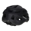 Kask rowerowy na rower RALLEX damski męski regulowany czarny M 54-58cm