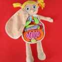 Lalka maskotka zabawka edukacyjna nauka anatomii dziewczynka
