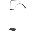 Lampa do przedłużania rzęs LED 36W regulowana kosmetyczna bezcieniowa łuk czarna