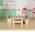 Domek dla lalek drewniany LULILO Peonio 70cm LED róż