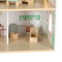 Domek dla lalek drewniany LULILO Peonio 70cm LED róż