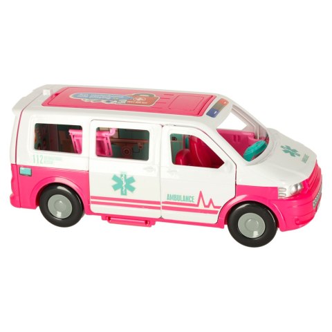 Karetka pogotowia ambulans mobilny szpital lalka akcesoria