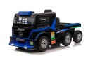 Auto Na Akumulator Ciężarówka Mercedes + Naczepa XMX622B Granatowy LCD