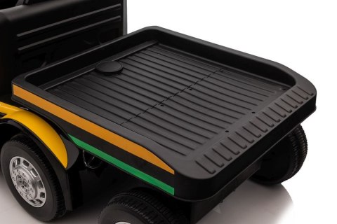 Auto Na Akumulator Ciężarówka Mercedes + Naczepa XMX622B Żółty LCD