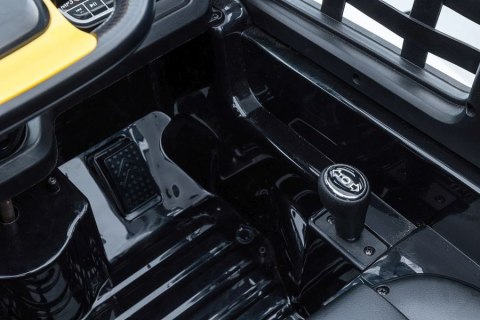 Auto Na Akumulator Ciężarówka Mercedes + Naczepa XMX622B Żółty LCD