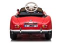 Auto na Akumulator BMW Retro Dla Dzieci Pilot LED MP3 Czerwone Lakierowane