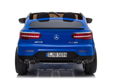 Auto na Akumulator Mercedes GLC 63S Dwuosobowy LED MP3 Niebieski Lakierowany