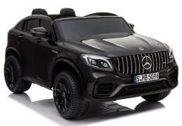 Auto na Akumulator Mercedes GLC 63S Dwuosobowy LED MP4 Czarny Lakierowany
