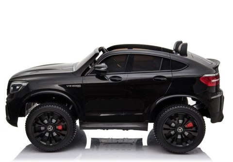 Auto na Akumulator Mercedes GLC 63S Dwuosobowy LED MP4 Czarny Lakierowany