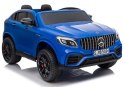 Auto na Akumulator Mercedes GLC 63S Dwuosobowy LED MP4 Niebieski Lakierowany