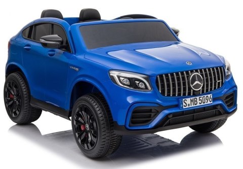 Auto na Akumulator Mercedes GLC 63S Dwuosobowy LED MP4 Niebieski Lakierowany
