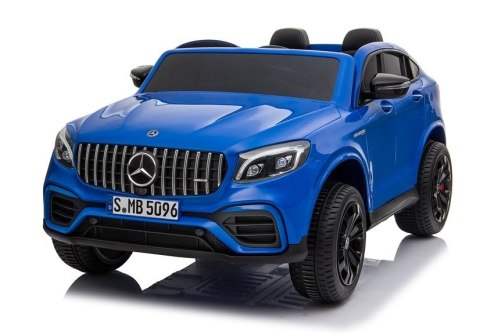 Auto na Akumulator Mercedes GLC 63S Dwuosobowy LED MP4 Niebieski Lakierowany