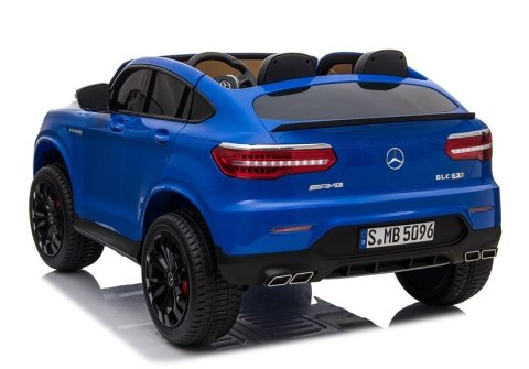 Auto na Akumulator Mercedes GLC 63S Dwuosobowy LED MP4 Niebieski Lakierowany