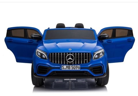 Auto na Akumulator Mercedes GLC 63S Dwuosobowy LED MP4 Niebieski Lakierowany