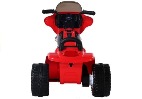 Motor na Akumulator Trójkołowy JT568 Policja Dla Dzieci LED Czerwony