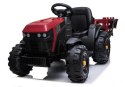 Traktor z Przyczepą Na Akumulator BDM0925 Koła EVA MP3 Czerwony