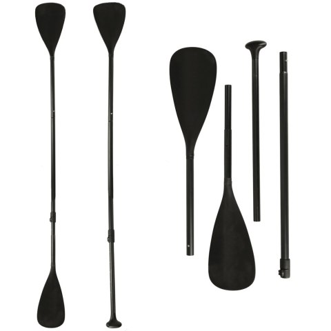 Deska SUP pompowana do pływania z siedzeniem akcesoriami wiosło zestaw turkusowa 350 cm