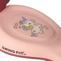 Jeździk grawitacyjny LED Swing FIX S1 skuter z rączką różowy max 65kg
