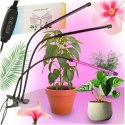 Lampa do roślin LED uprawy wzrostu panel 3 żarówki