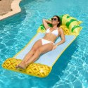 Materac dmuchany plażowy hamak wodny leżak fotel krzesło do pływania basenu ananas