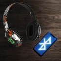 Słuchawki bezprzewodowe nauszne Bluetooth RGB Gaming Sport 200mAh czarne