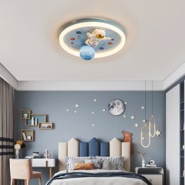 Lampa LED sufitowa plafon do pokoju dziecięcego ściemniana + pilot astronauta