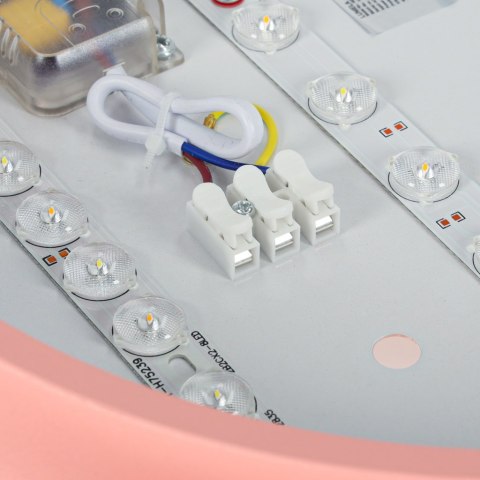 Lampa LED sufitowa plafon do pokoju dziecięcego ściemniana + pilot króliczek