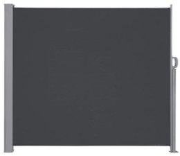 Markiza boczna tarasowa LUARO parawan zwijany 160 x 300 cm ciemnoszary