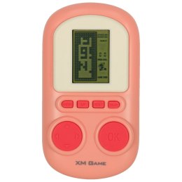 Gra elektroniczna zręcznościowa mini konsola przenośna kieszonkowa różowa