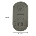 Mata fitness do ćwiczeń jogi wygłuszająca antypoślizgowa 125x61,5x0,6 cm szara