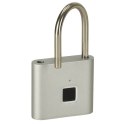 Kłódka zamek elektroniczny na odcisk palca wodoodporny inteligentny USB