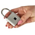 Kłódka zamek elektroniczny na odcisk palca wodoodporny inteligentny USB